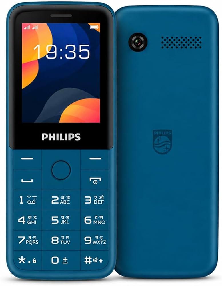Philips  E2104S Sleek & Stylish |Keypad Mobile with 2.0" TFT Screen|1000 MAH Battery | 2030mm