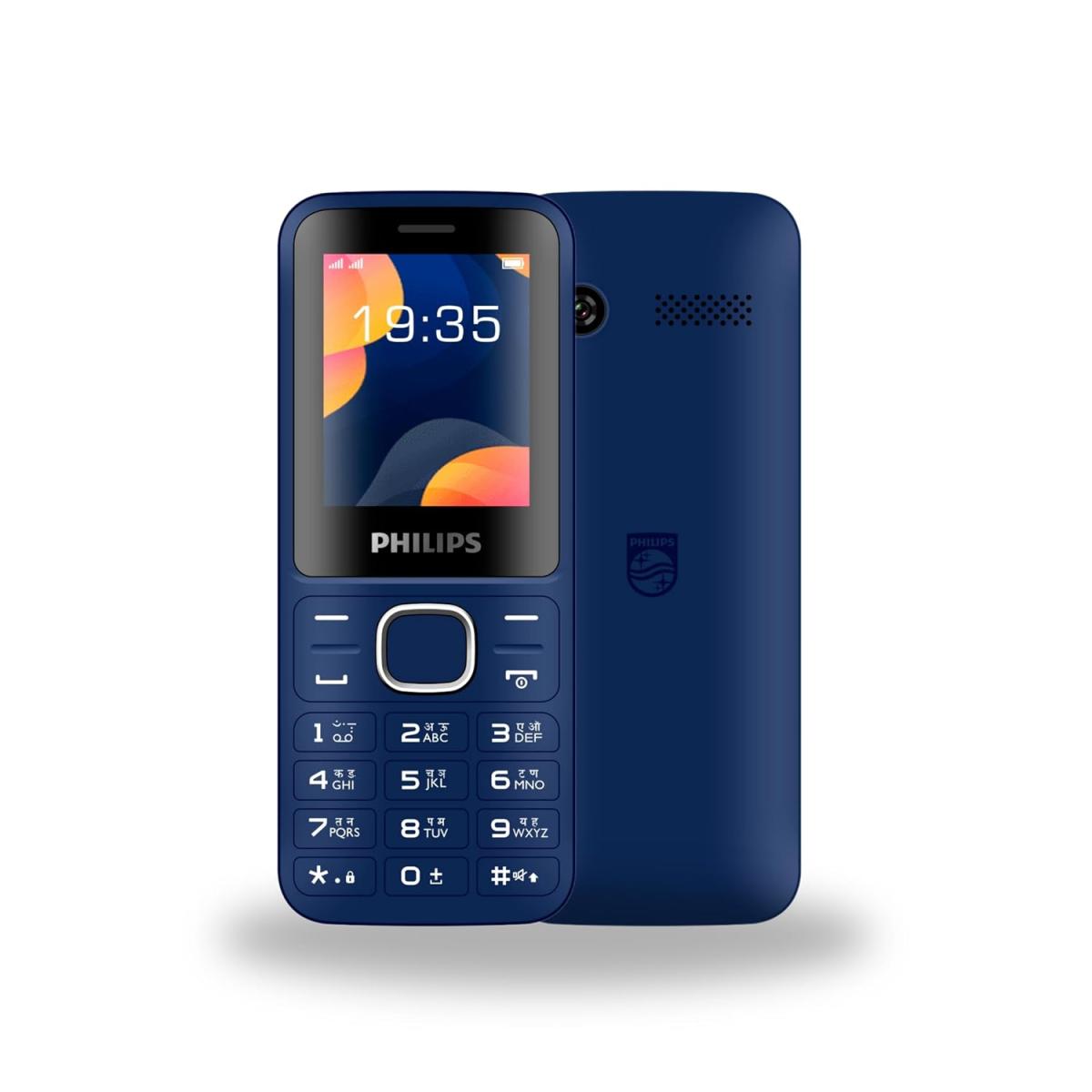 PHILIPS All-New E2104 Dual Sim keypad Phone (with Voice Talker Feature) | Loud 2030mm Speaker |Long 
