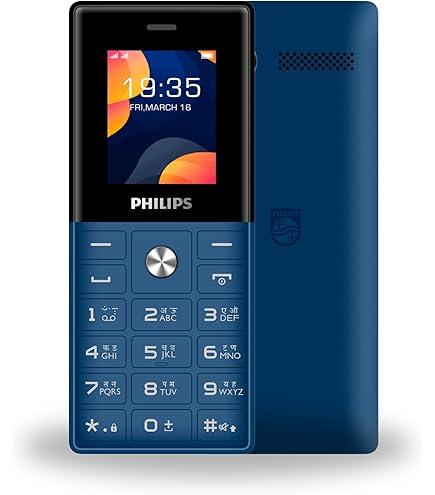 PHILIPS E2104 Dual Sim keypad Phone (with Voice Talker Feature) | Loud 2030mm Speaker |Long